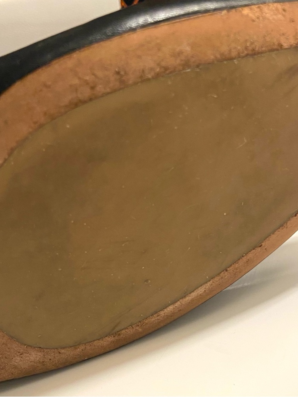 Tory Burch Black Leather Flats Size 8M - Picture 6 of 9